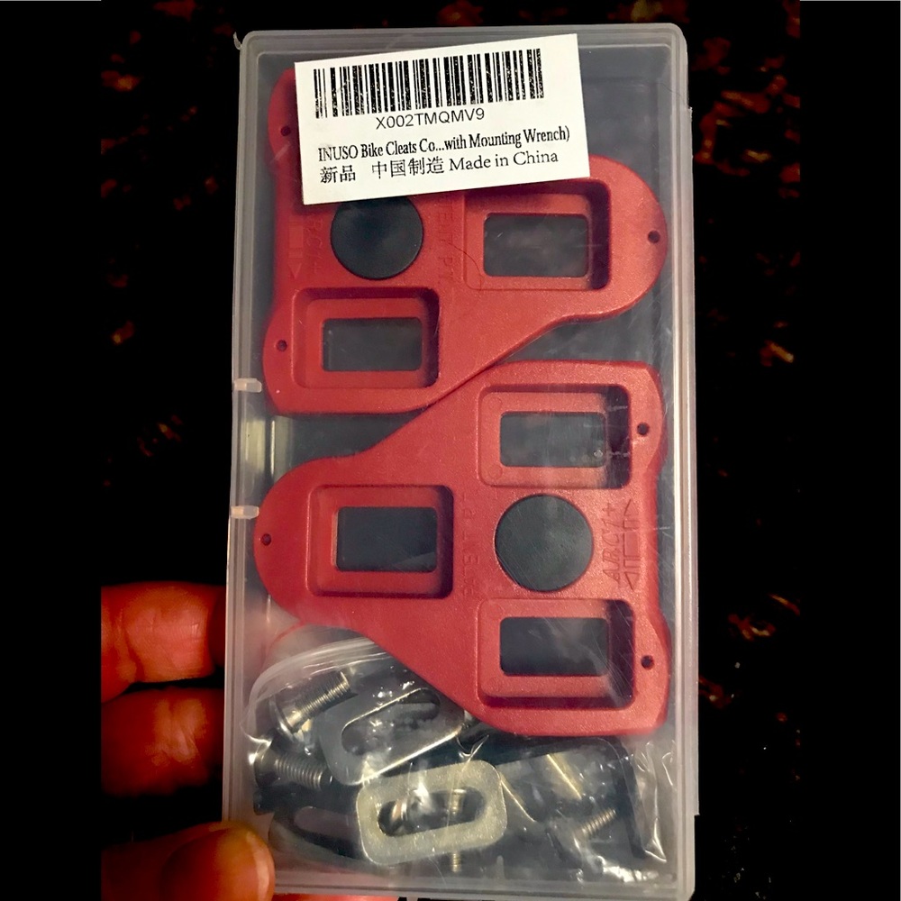 NIB Bike - Indoor Cycling Cleats with mounting hardware and wrench.